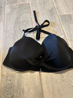 Shade & Shore Classic Black bikini top - size 38 D